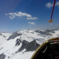 Flugwegposition um 10:47:42: Aufgenommen in der Nähe von Gemeinde Matrei in Osttirol, Österreich in 2968 Meter